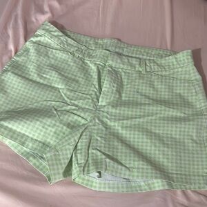 Old Navy Green Checkered Women's Shorts